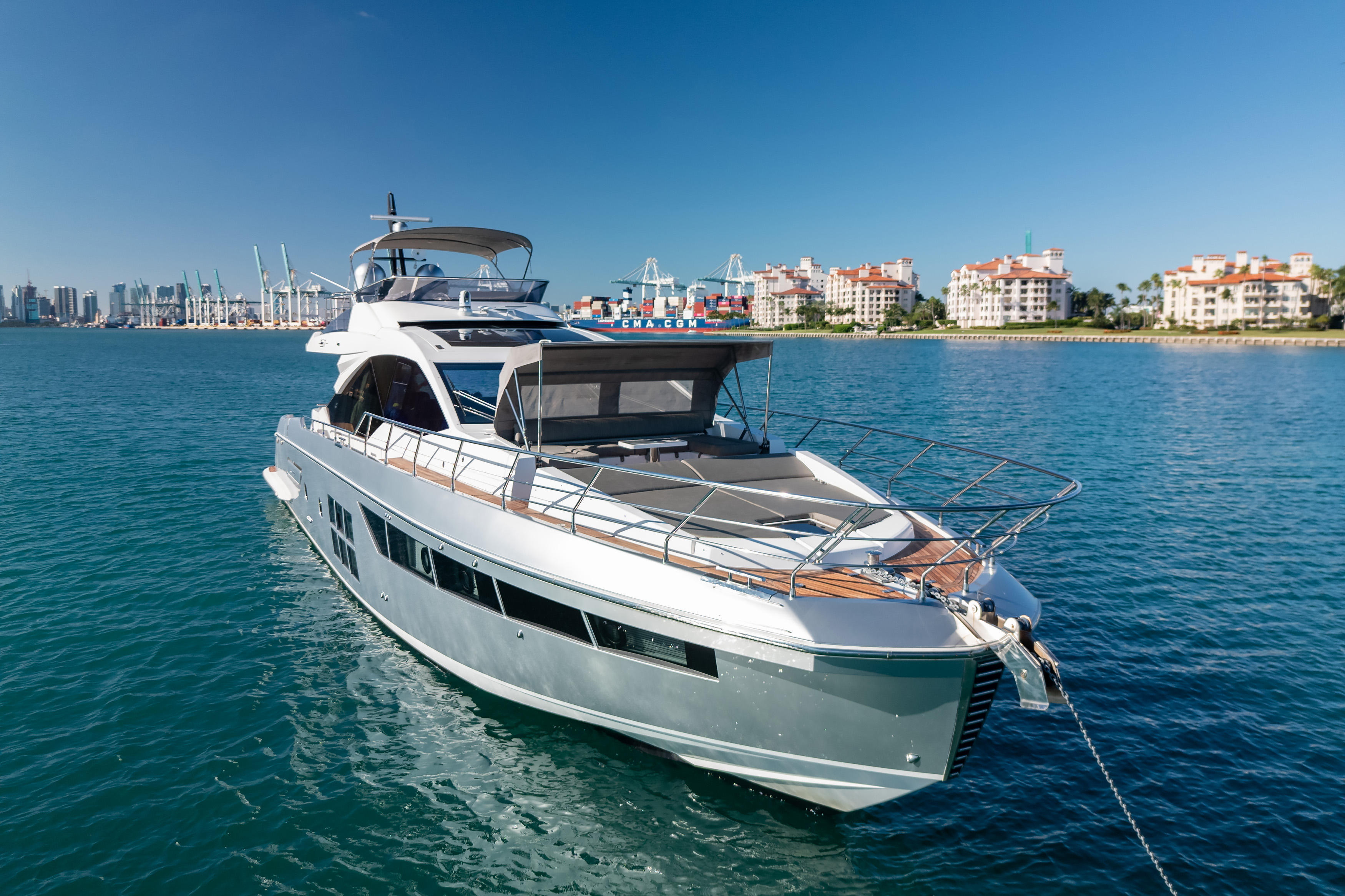 Port side view near Fisher Island